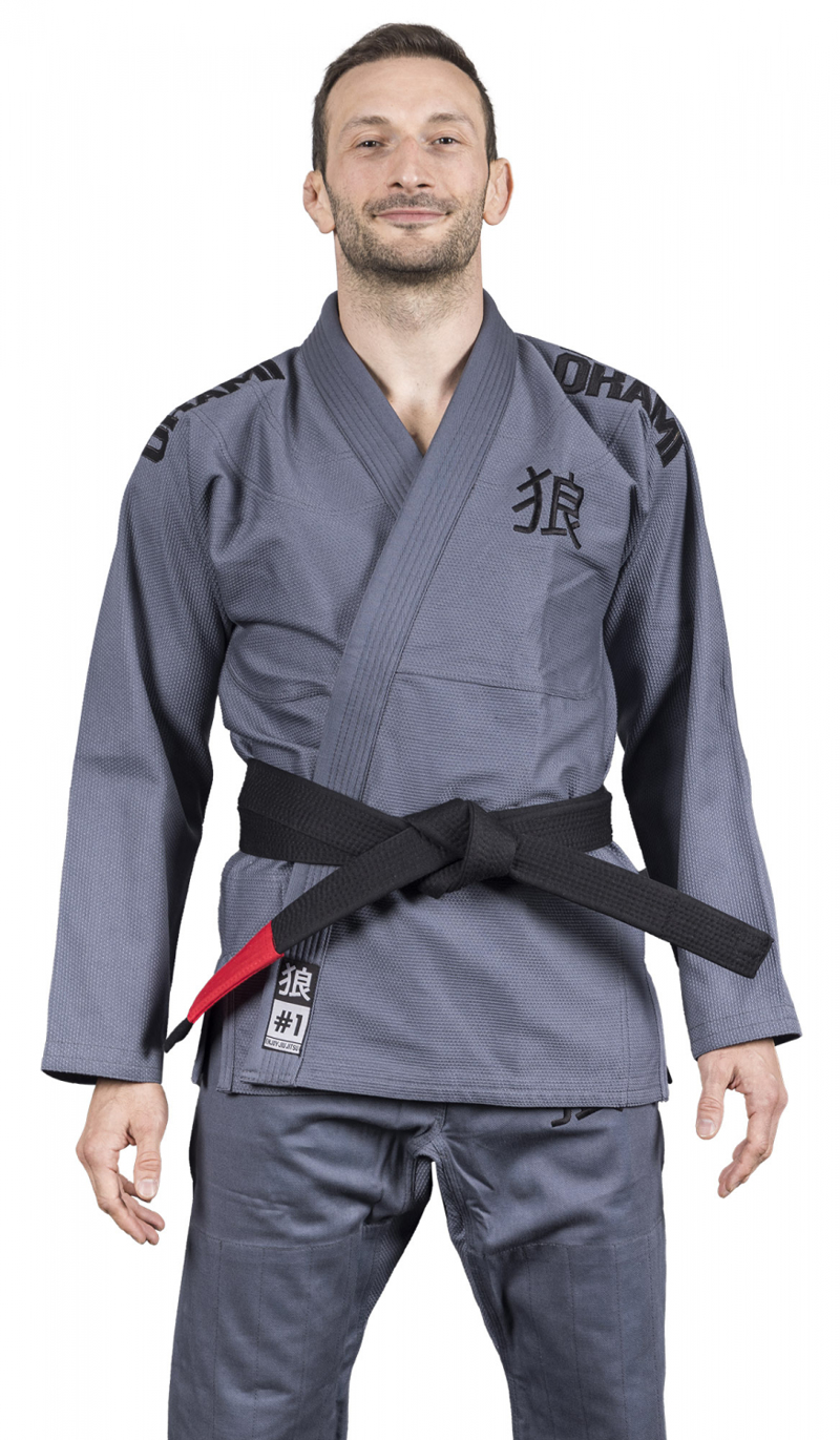 OKAMI BJJ Gi kanji NextGen -GREY